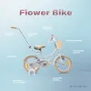 Bicicletta per bambini 14 pollici 3-5 anni Fiore bici Anteprima dell’immagine prodotto 3