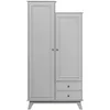 Woood Lily Garderobenschrank Aus Kiefer, 2-Türig, Produktbild-Vorschau 4
