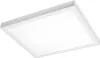 A white rectangular LED panel light, viewed from a slight angle. Produktbild-Vorschau