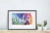 MuchoWow® Gerahmtes Poster Eine Illustration der Stadt Produktbild-Vorschau 4