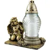 Bougie funéraire "Ange" 25cm antique multipack or Voir les images du produit 2