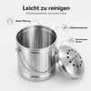 Küchenkomposteimer 5L aus Edelstahl, Biomülleimer mit Produktbild-Vorschau 5