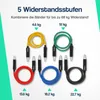 Hulser TPE Fitnessbänder Set – 120 cm – 12-teilig – 4 bis Produktbild-Vorschau 5