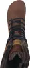 A top-down view of a brown lace-up boot. Produktbild-Vorschau