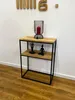 Loftový nábytek Console Wood 60x80x30cm Double Náhled obrázku produktu 2