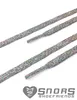 SNORS Glitzer Schnürsenkel flach - SCHWARZ - 5mm - 130cm Produktbild-Vorschau 2