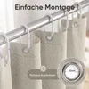 Textil Duschvorhang Wannenvorhang wasserabweisend Produktbild-Vorschau 5