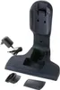 A dark gray charging station and accessories for a cordless vacuum cleaner are displayed against a white background. Náhľad obrázku produktu