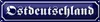 Blechschild Straßenschild 46x10cm Ostdeutschland Dekoration Produktbild-Vorschau 1