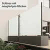 Windschutz Terrasse freistehend Capri Light | Gartenbank Produktbild-Vorschau 4