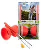 Anjelská hračka Diabolo z gumy - červená Náhľad obrázku produktu 1