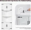 VEVOR Eckschrank Aufbewahrungsschrank mit 6-stufiger Produktbild-Vorschau 6