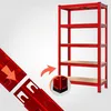 MONZANA® Schwerlastregal 180x90x40cm 875kg rot 5 Produktbild-Vorschau 5
