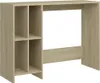 vidaXL Počítačový stôl Sonoma Oak 102,5x35x75 cm odvodený Náhľad obrázku produktu 1