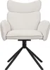 ML-Design Esszimmerstühle drehbar 4er Set Beige Stoffbezug Produktbild-Vorschau 2