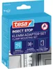 tesa Fliegengitter Adapter für FALT Tür 55415 weiss Voir les images du produit 3