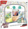 A product box for a Pokemon "Poster Collection 151" set, featuring trading cards and character cutouts. Produktbild-Vorschau