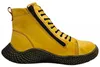 Gemini : Bottines à lacets jaunes pour femmes, chaussures Voir les images du produit 2