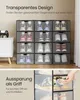 Schuhboxen, Schuh-Organizer aus Kunststoff, mit Tür, Produktbild-Vorschau 6