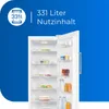 Exquisit Kühlschrank KS350-V-H-040E weiss | 331 l Produktbild-Vorschau 2