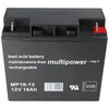 Multipower MP18-12 Blei Akku 12 Volt 18Ah Produktbild-Vorschau 8