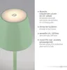 Vonkajšia stolová lampa prenosná zelená dotyková IP54 LED Náhľad obrázku produktu 17