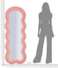 Specchio da parete con cornice a forma di orsetto rosa, Anteprima dell’immagine prodotto 13