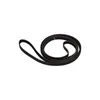 A black drive belt coiled on a white background. Produktbild-Vorschau