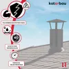 KOTARBAU® Schornsteinabdeckung ø 150 mm Kaminhaube Produktbild-Vorschau 5