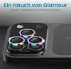 Kamera Linsenschutz Glas Set mit Schmucksteinen für Apple Produktbild-Vorschau 8