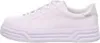 A side view of a white sneaker on a white background. Produktbild-Vorschau