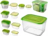 Set mit 21 Frischhaltedosen aus Kunststoff Produktbild-Vorschau 1