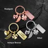 FABACH Schutzengel Schlüsselanhänger 3 Charms mit Gravur - Produktbild-Vorschau 3