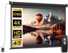 HOMCOM 84-Zoll 4:3 4K HD Motorisierte und elektrische Produktbild-Vorschau 1