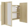 vidaXL Lustro łazienkowe LED szafka dąb sonoma 60x12x45 cm Podgląd zdjęcia produktu 10