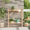 Tavolo da rinvaso Naturale 75 x 40 x 90 cm Legno di Pino Anteprima dell’immagine prodotto 3