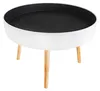 Table basse ronde avec rangement, 60 cm Voir les images du produit 3