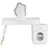 Abrihome Schminktisch mit LED Spiegel und Schrank, Produktbild-Vorschau 8