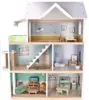 Adam Toys: Casa de muñecas grande de madera Vista previa de la imagen del producto 1