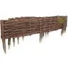 Weide Garten Palisade 100x20cm Satz von 5 Stück. Weidenzaun Produktbild-Vorschau 7