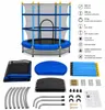 Trampolina – trampolina ogrodowa – 138 x 160 cm – siatka Podgląd zdjęcia produktu 3