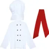 Koch Outfit Set Karneval Kostüm Jacke Hut Halstuch Produktbild-Vorschau 3