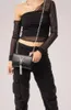Elegante Schwarze Damenhandtasche mit Kettenriemen und Produktbild-Vorschau 6
