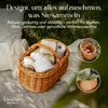 Creative Home Große Picknickkorb Weidenkorb mit Henkel Produktbild-Vorschau 8