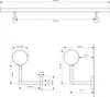 ECD Nemecko Nerezové zábradlie V2A 150 cm, okrúhle Ø 42 mm, Náhľad obrázku produktu 5
