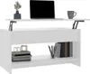 vidaXL Table basse blanche 102x50x52,5 cm Bois composite Voir les images du produit 3