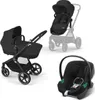 Cybex Eos Basic 3-in-1 Kinderwagen Schwarz + Adapter + Aton Produktbild-Vorschau 5