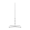 A white metal stand for a hanging chair, shown from the side against a white background. Podgląd zdjęcia produktu