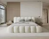 Chilly Möbel Design Polsterbett Stone Cord Stoff Beige Produktbild-Vorschau 2