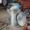 30L Oskartonne Aschetonne mit Deckel Mülltonne Abfalleimer Metalltonne Mülleimer Anteprima dell’immagine prodotto